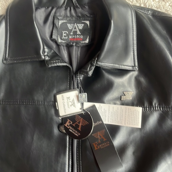 Emporia A Collezione Faux Leather Jacket - Picture 2 of 9